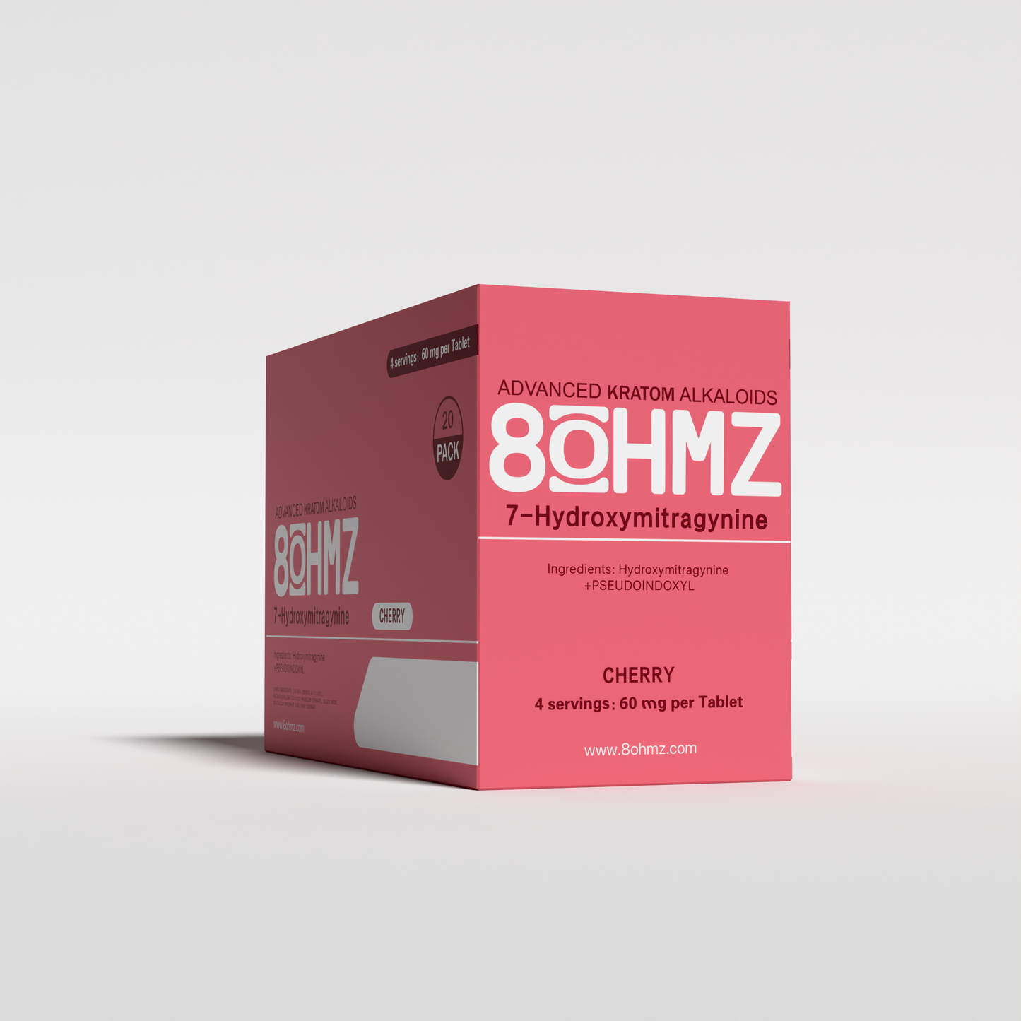 8OHMZ Cherry | 7-Hydroxy + Pseudo | 4ct  | 60mg