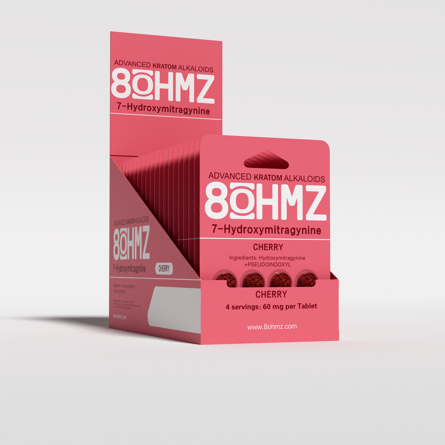 8OHMZ Cherry | 7-Hydroxy + Pseudo | 4ct  | 60mg